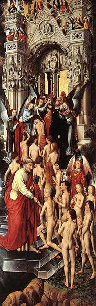 Hans Memling The Last Judgment Triptych oil painting picture